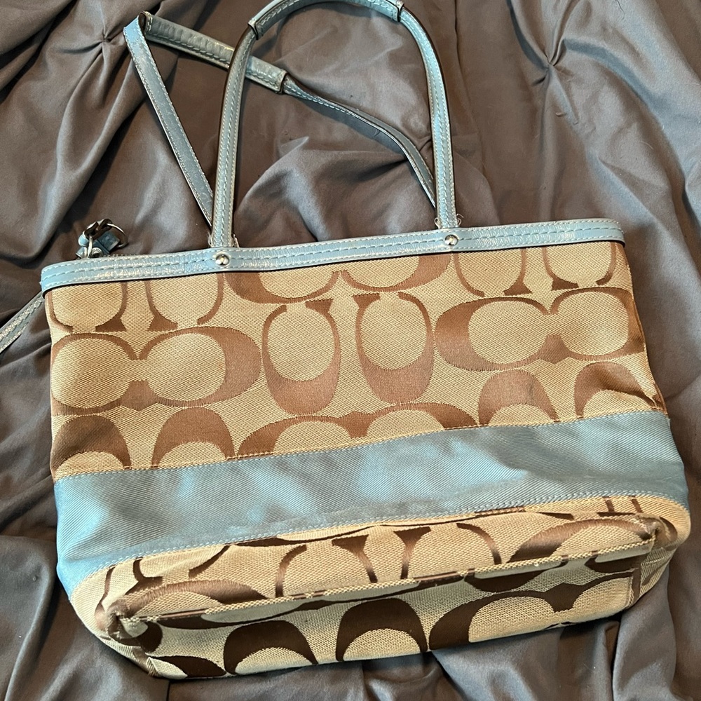 Coach purse tote y2k